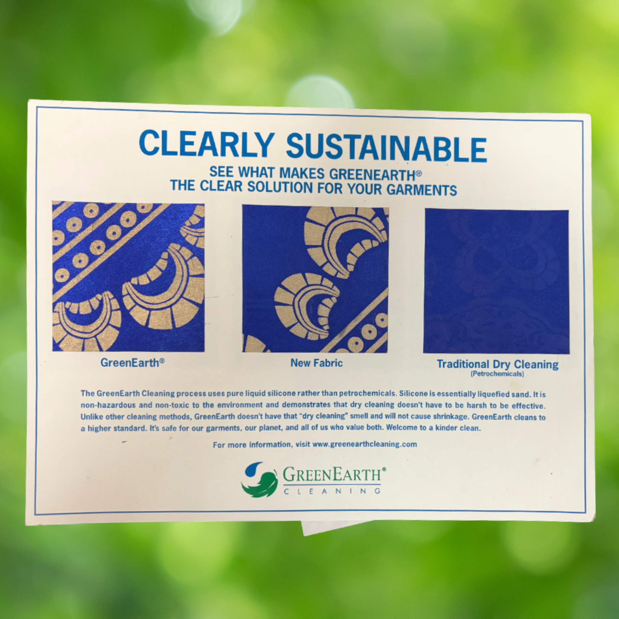Clearly Sustainable Counter Sign